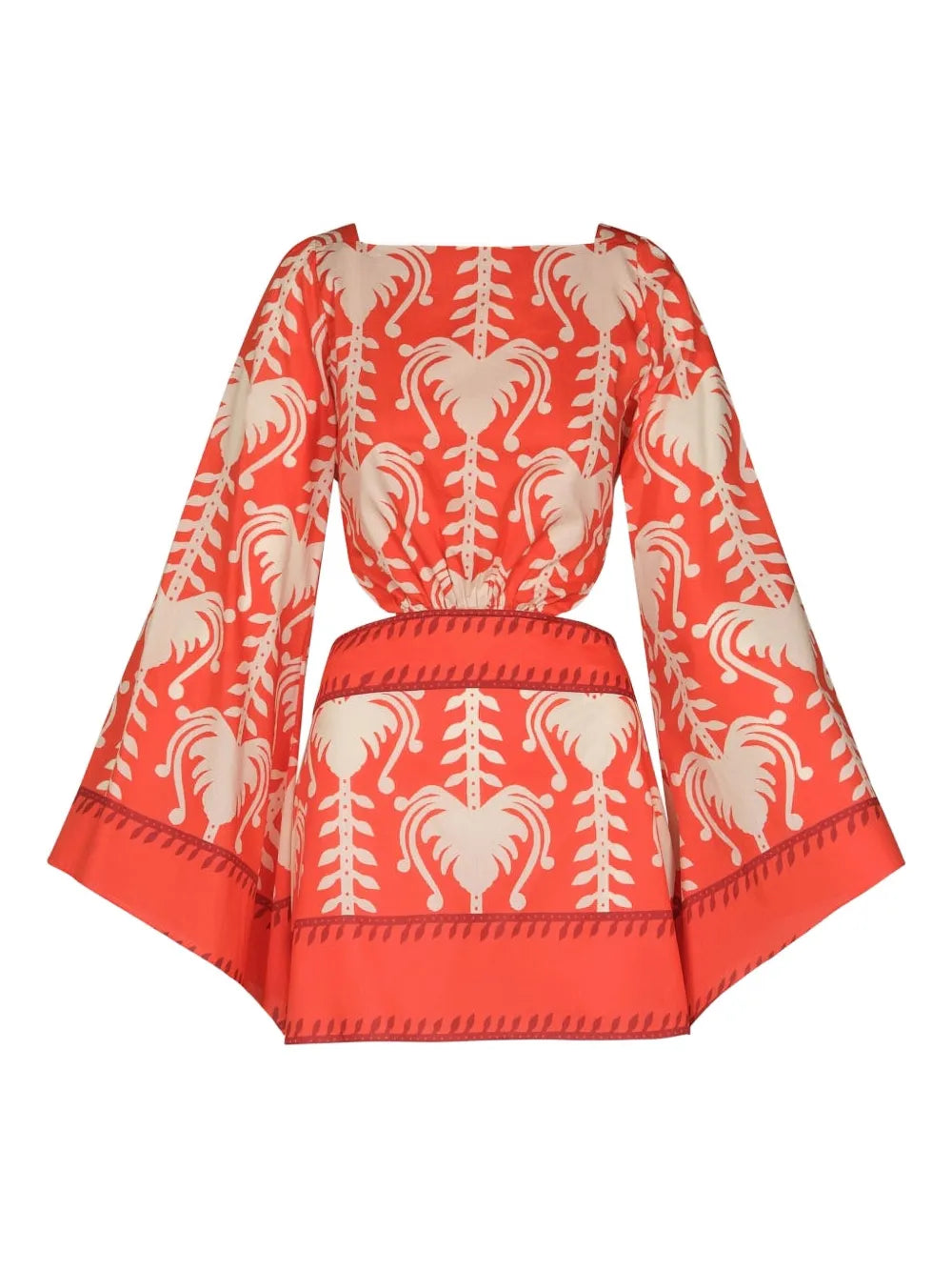 Johanna Ortiz Words Of Wisdom Dress — Red — Size XS — Front View