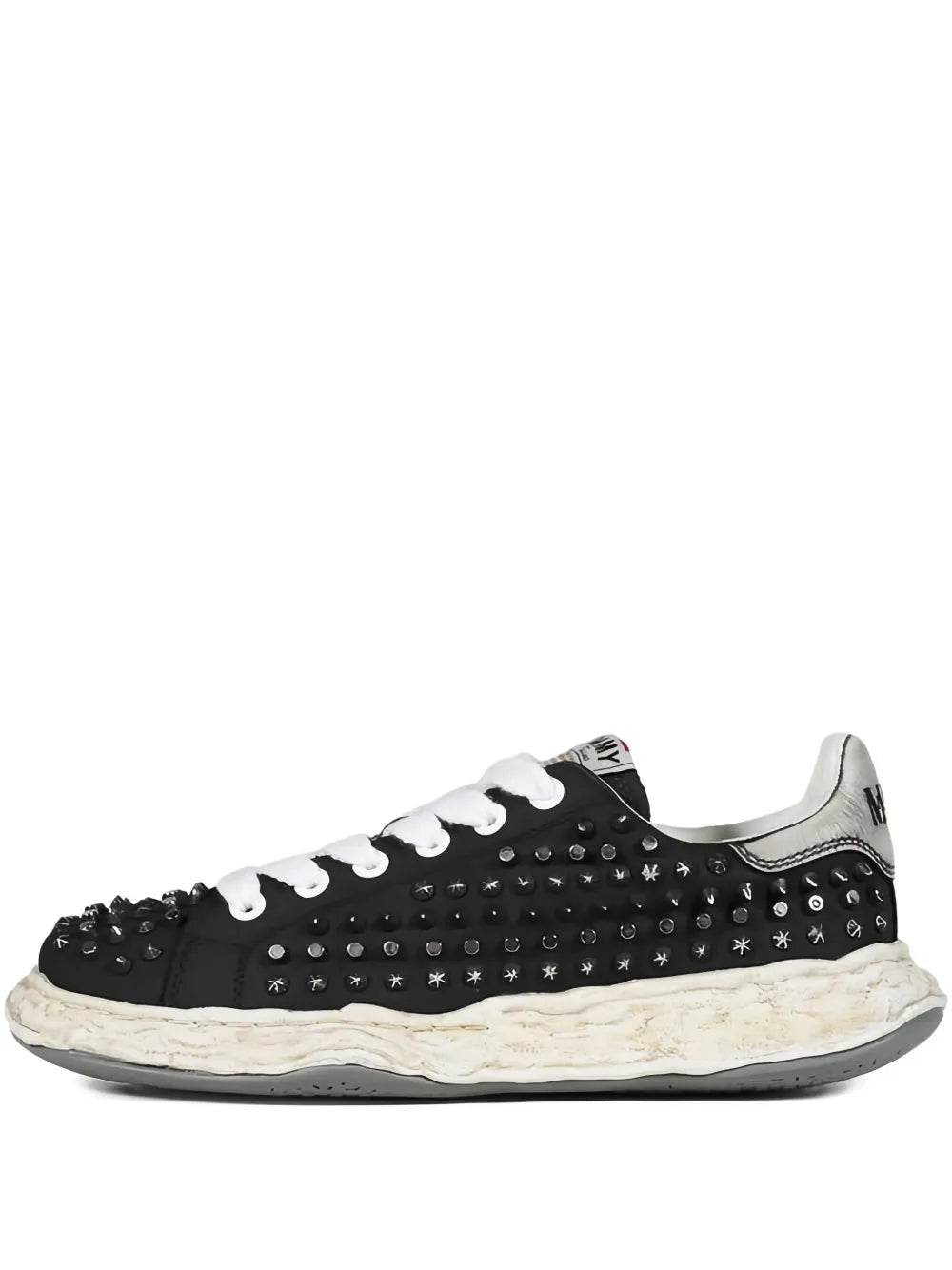 Maison MIHARA YASUHIRO Charles Studded — Black — Size US M 3.5 - US W 5 — Front View