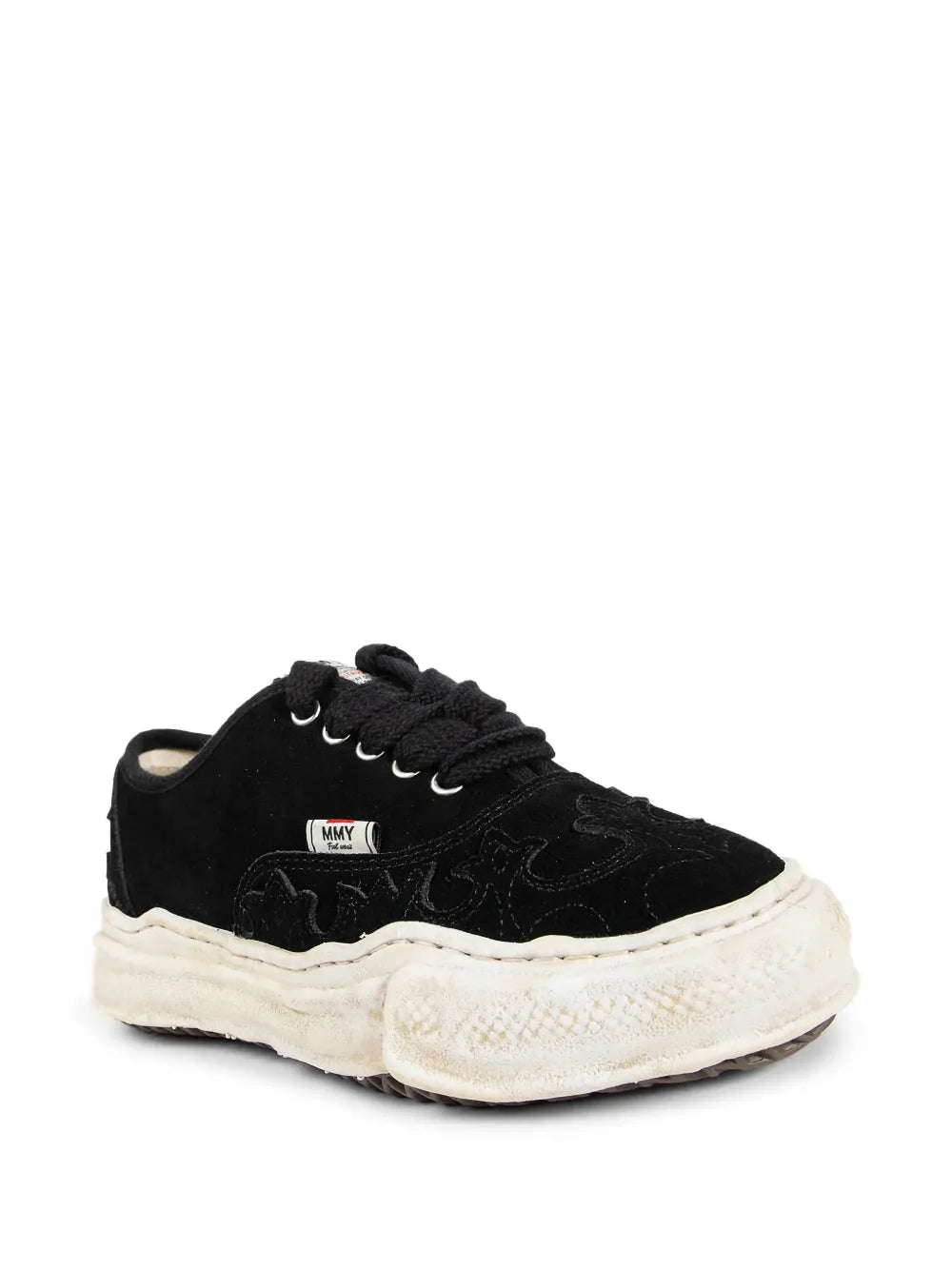 Maison MIHARA YASUHIRO Baker Suede — Black — Size US M 3.5 - US W 5 — Side View