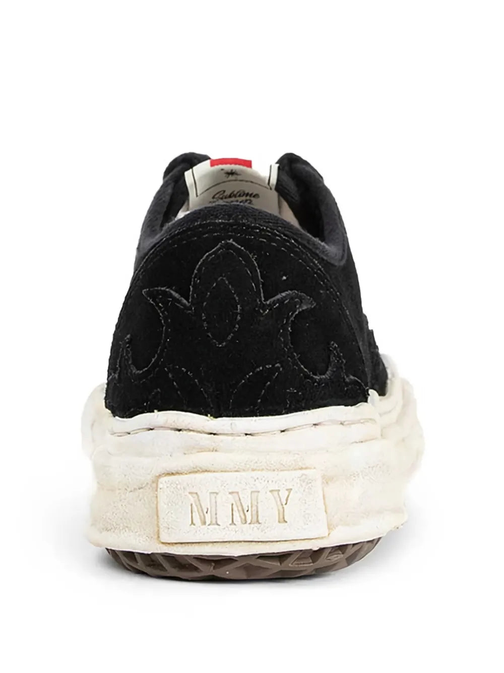 Maison MIHARA YASUHIRO Baker Suede — Black — Size US M 3.5 - US W 5 — Back View