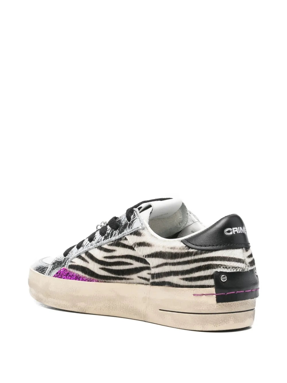 Crime London Sk8 Deluxe — White — Size US M 3.5 - US W 5 — Back View