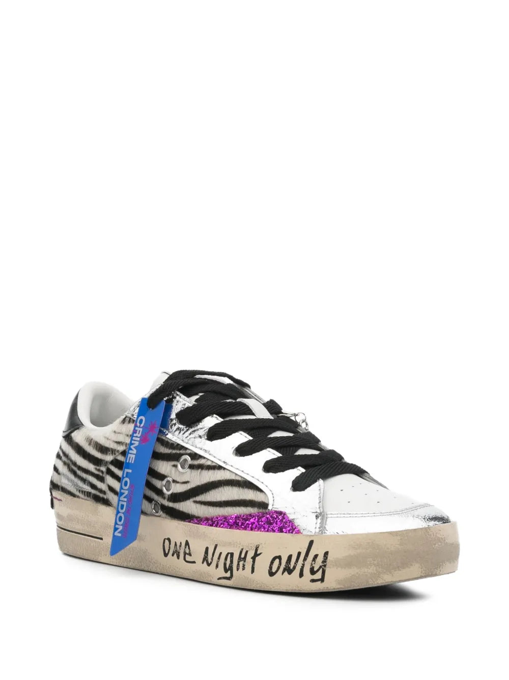 Crime London Sk8 Deluxe — White — Size US M 3.5 - US W 5 — Side View