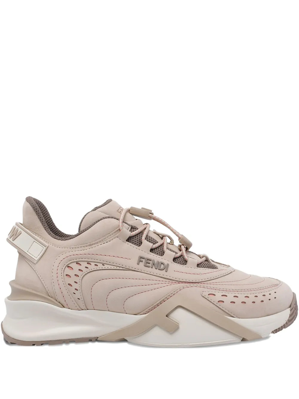 FENDI Suede — Beige — Size US M 3.5 - US W 5 — Front View