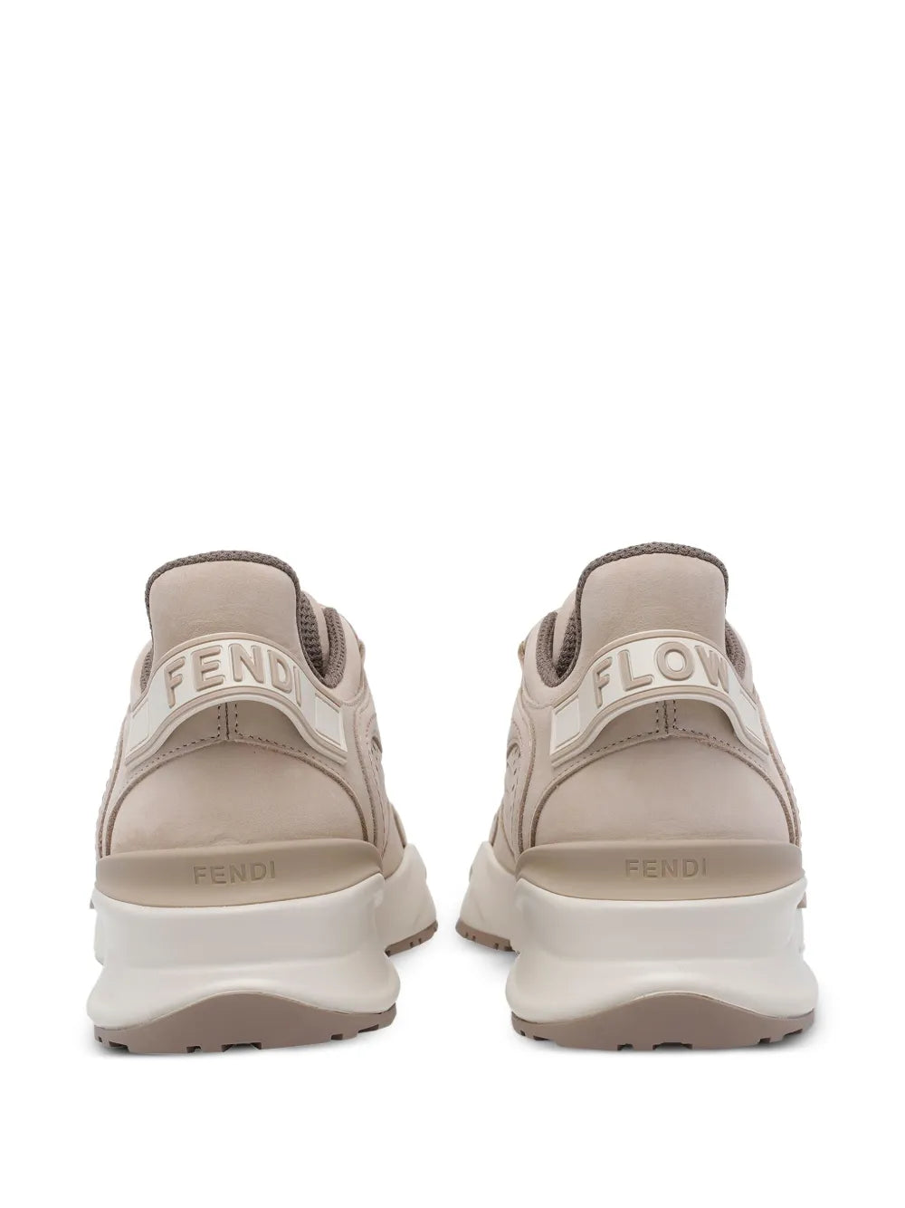 FENDI Suede — Beige — Size US M 3.5 - US W 5 — Back View