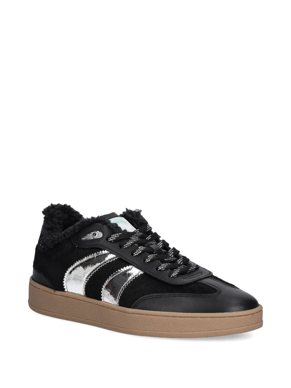 Crime London Lace-Up Fastening — Black — Size US M 3.5 - US W 5 — Side View