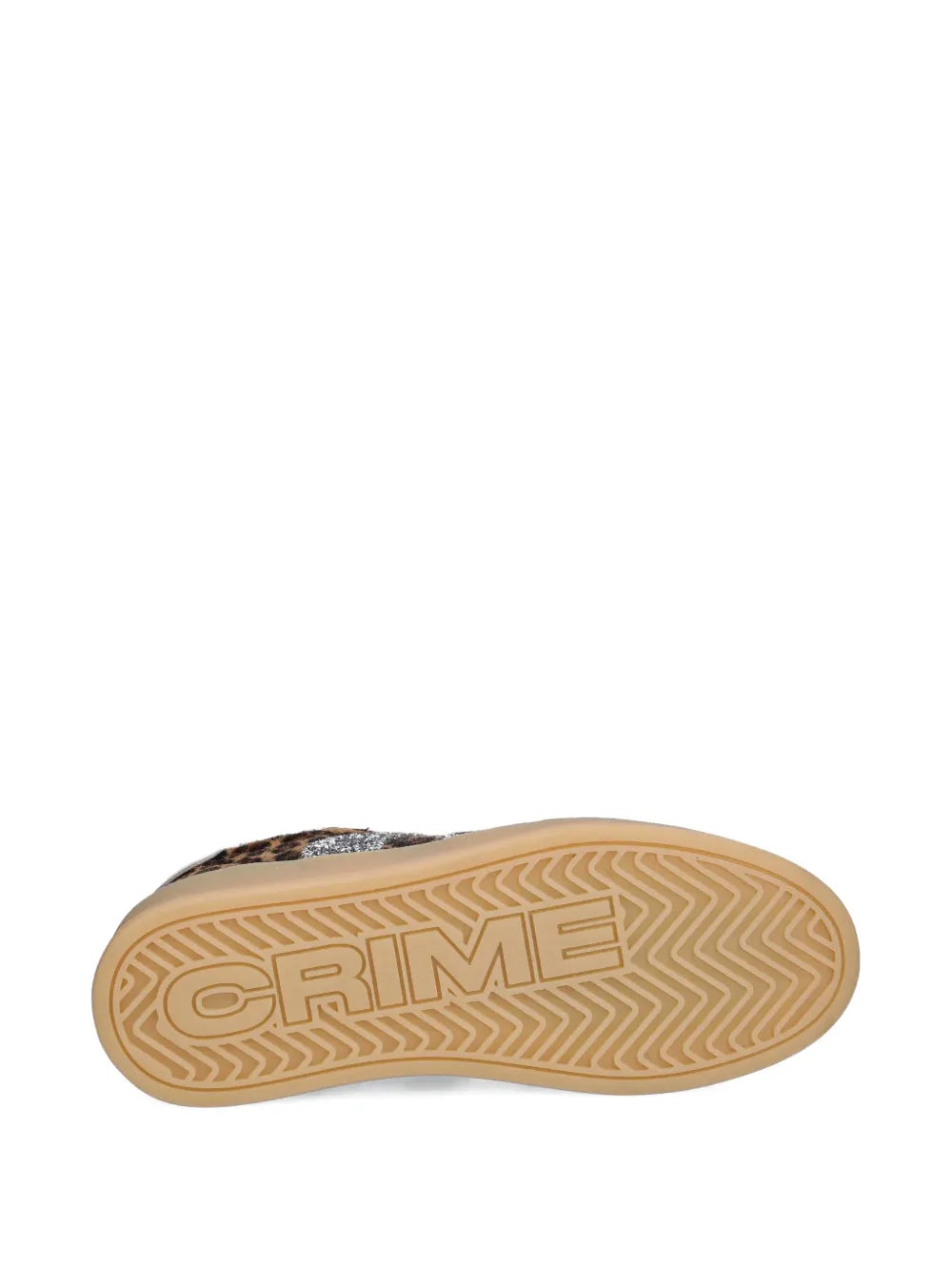 Crime London Leopard-Print Glitter-Detail — Brown — Size US M 3.5 - US W 5 — Detail View
