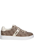 GUESS USA Britz 4G Logo — Beige — Size US M 3.5 - US W 5 — Front View