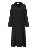 Max Mara Flared Dress — Black/ Red — Size S — Front View