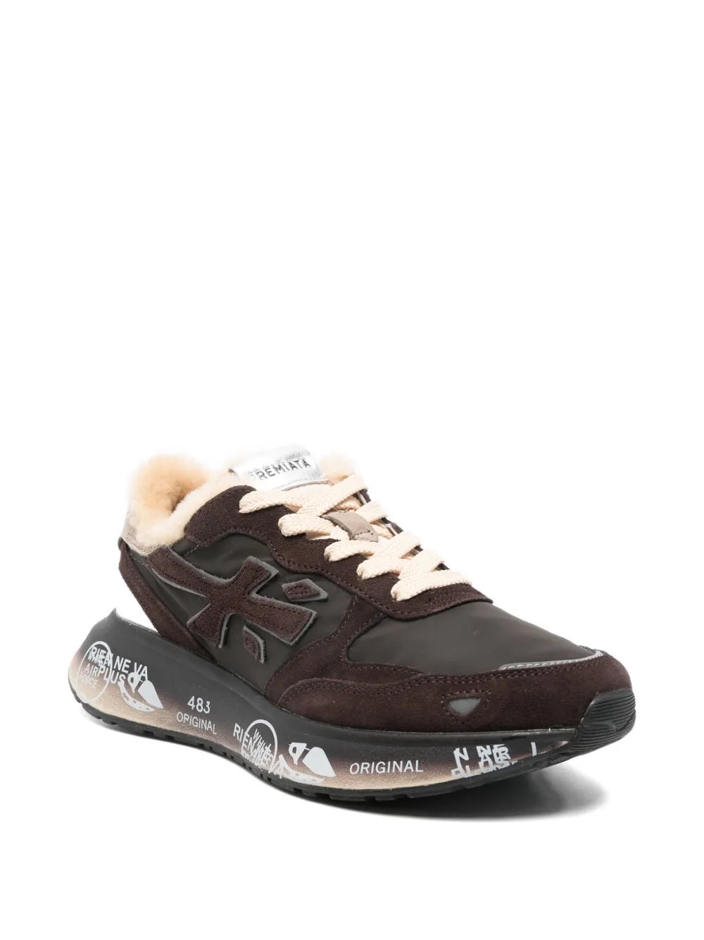 Premiata Lauryn — Dark Brown — Size US M 3.5 - US W 5 — Side View