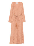 Forte Forte Floral Pattern Maxi Dress — Pink — Size XS — Front View