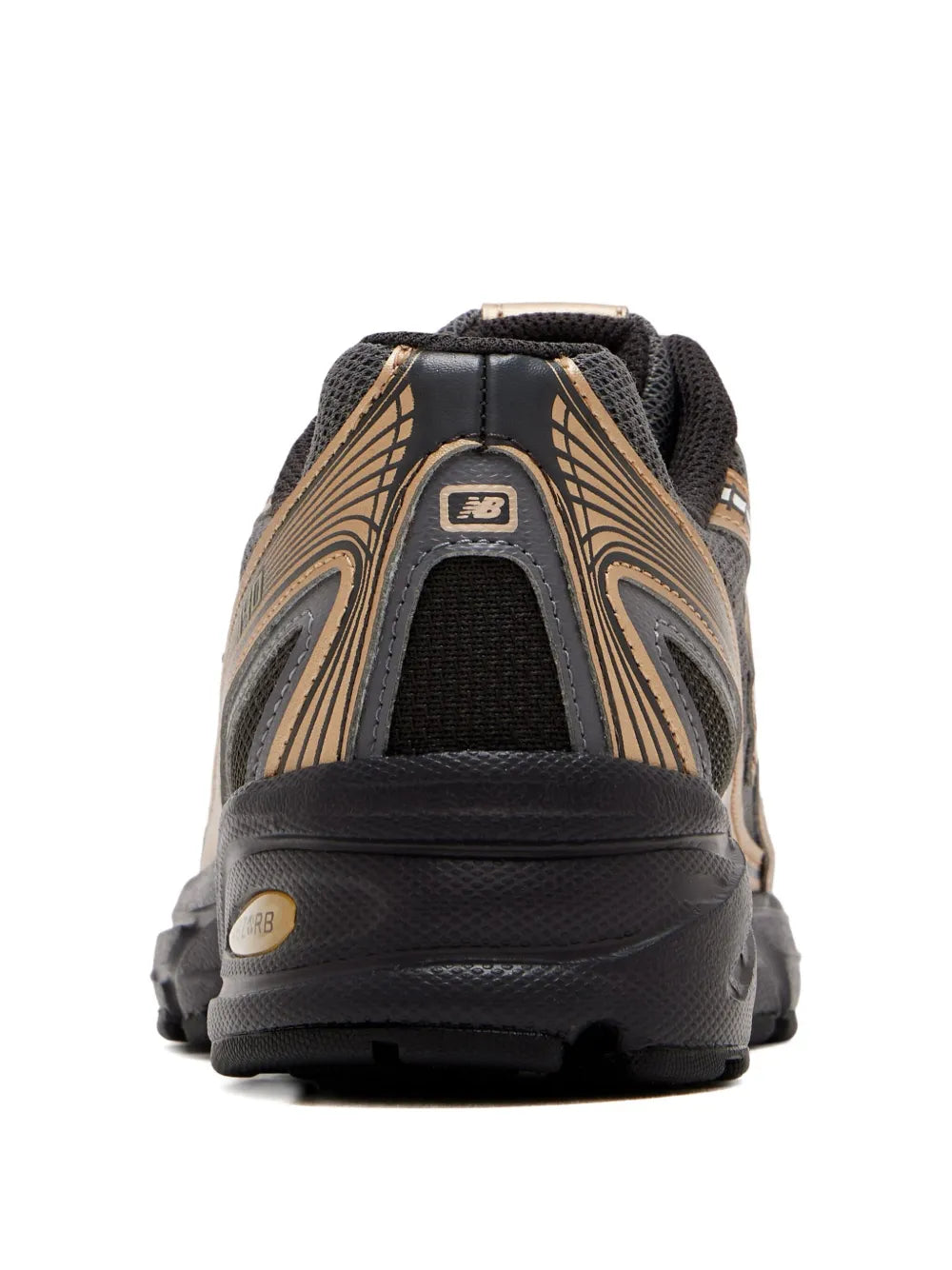 New Balance U740Bd2 Panelled — Black — Size US M 3.5 - US W 5 — Side View