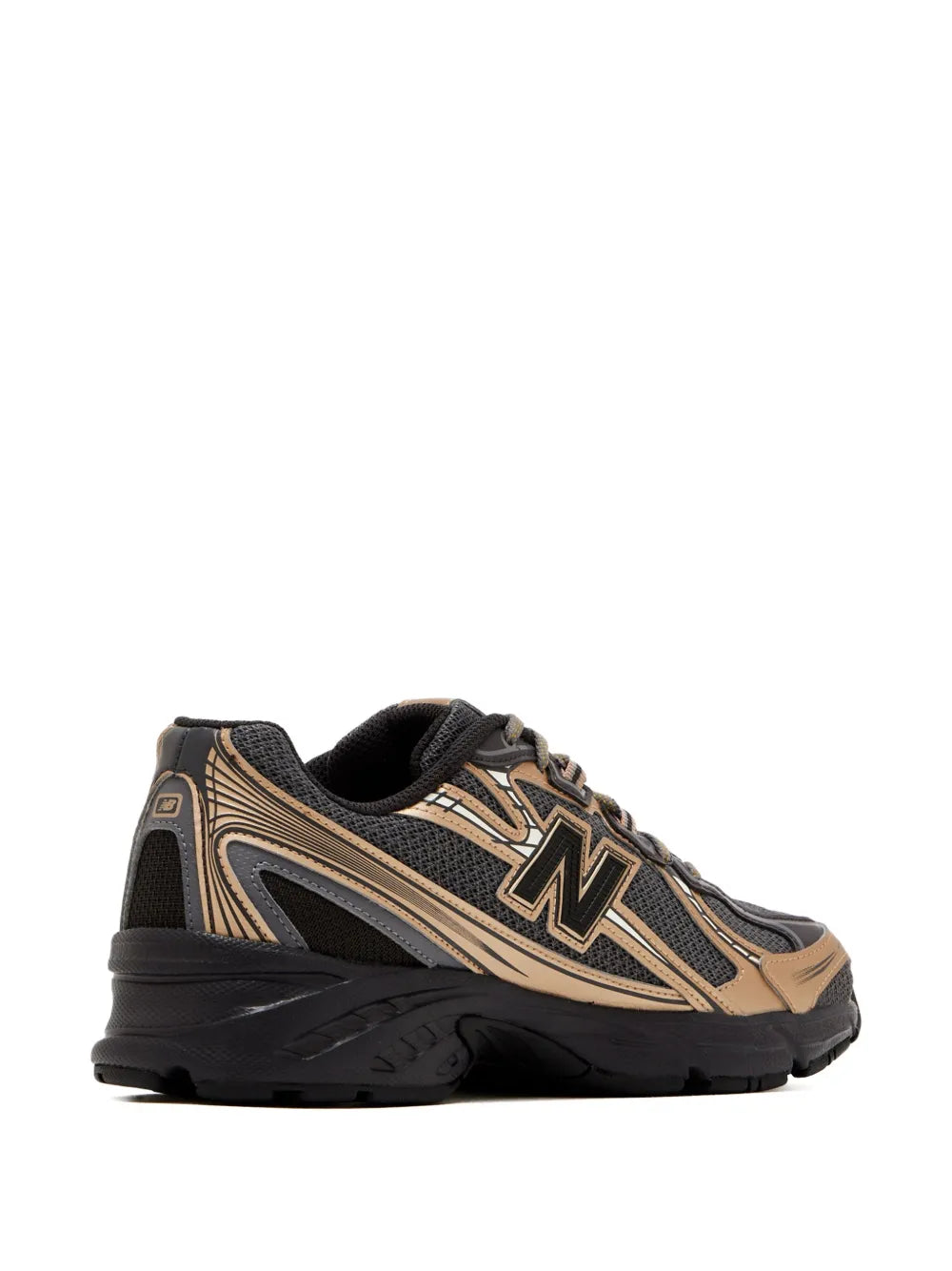 New Balance U740Bd2 Panelled — Black — Size US M 3.5 - US W 5 — Top View