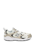 New Balance 408 Panelled Logo — Beige — Size US M 3.5 - US W 5 — Front View