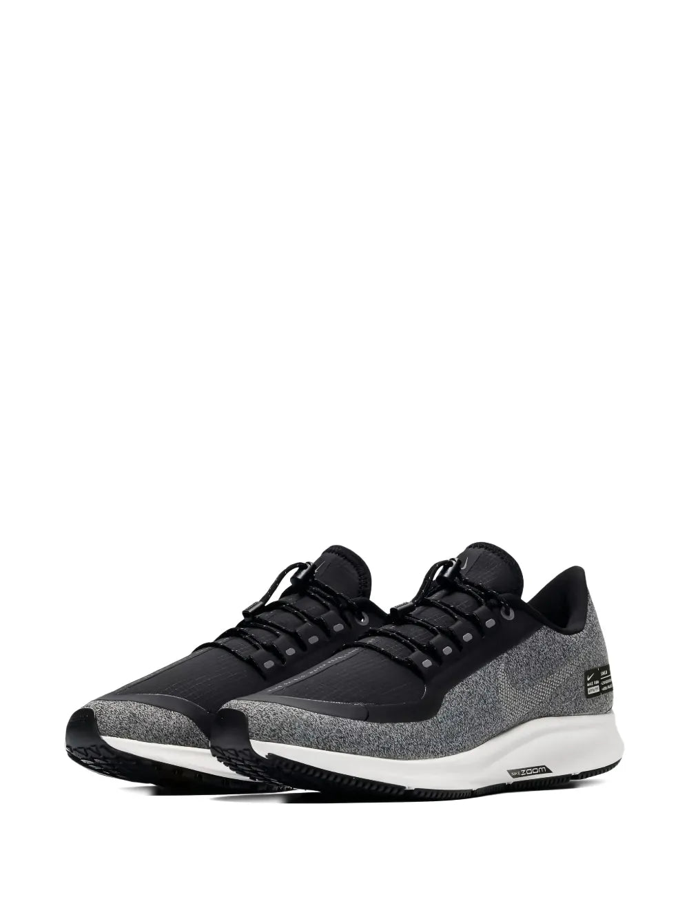 Nike Air Zoom Pegasus 35 Rn Shield — Black — Size US M 3.5 - US W 5 — Side View