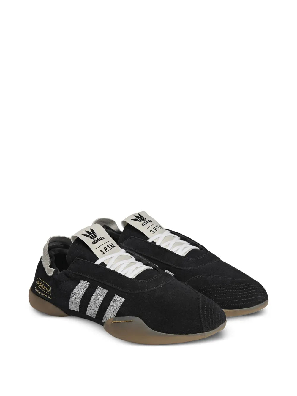 adidas Taekwondo Striped — Black — Size US M 3.5 - US W 5 — Side View