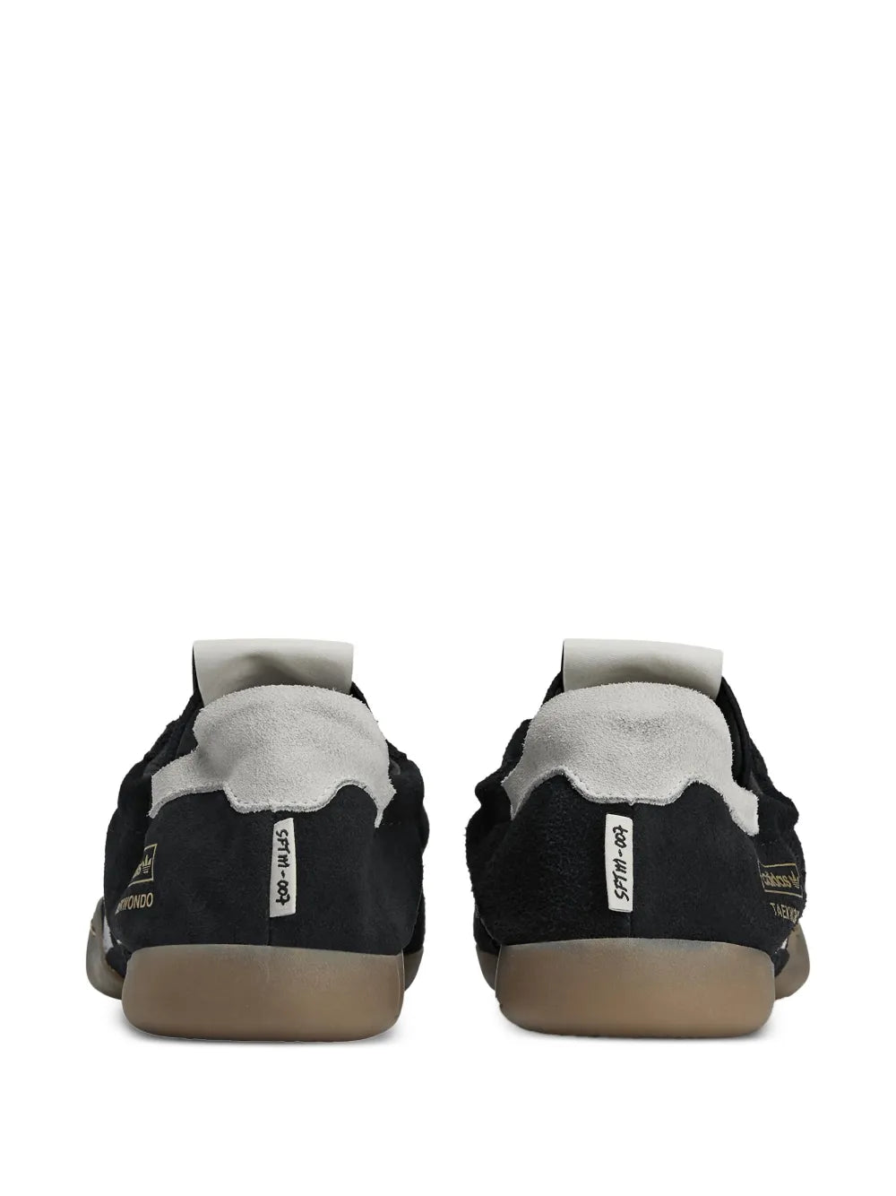 adidas Taekwondo Striped — Black — Size US M 3.5 - US W 5 — Back View