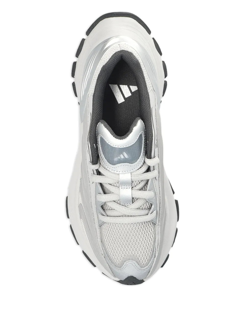 adidas Xlg Mtw Logo-Print — Grey — Size US M 3.5 - US W 5 — Top View