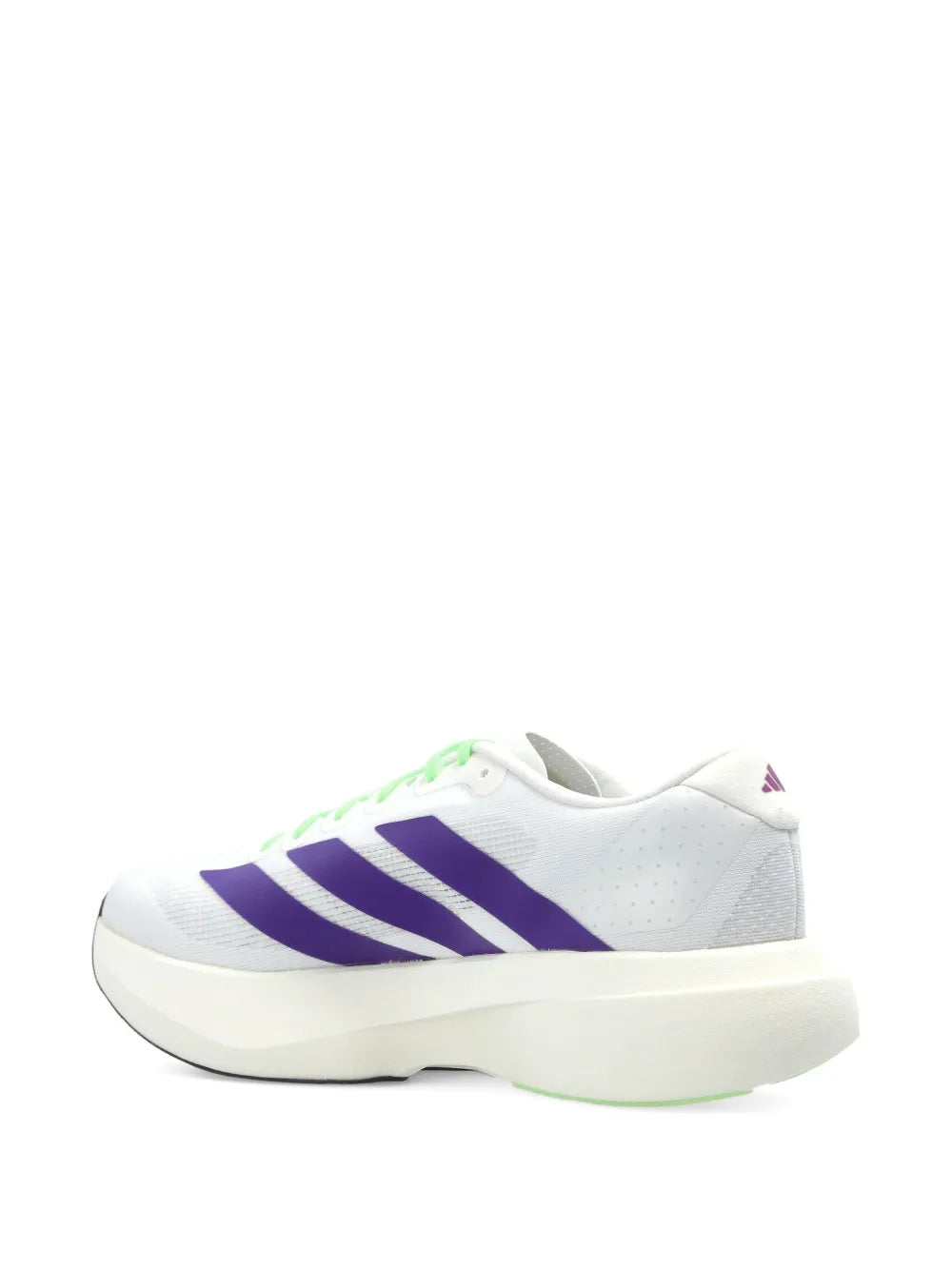 adidas Adizero Evo Three-Striped — White — Size US M 3.5 - US W 5 — Top View