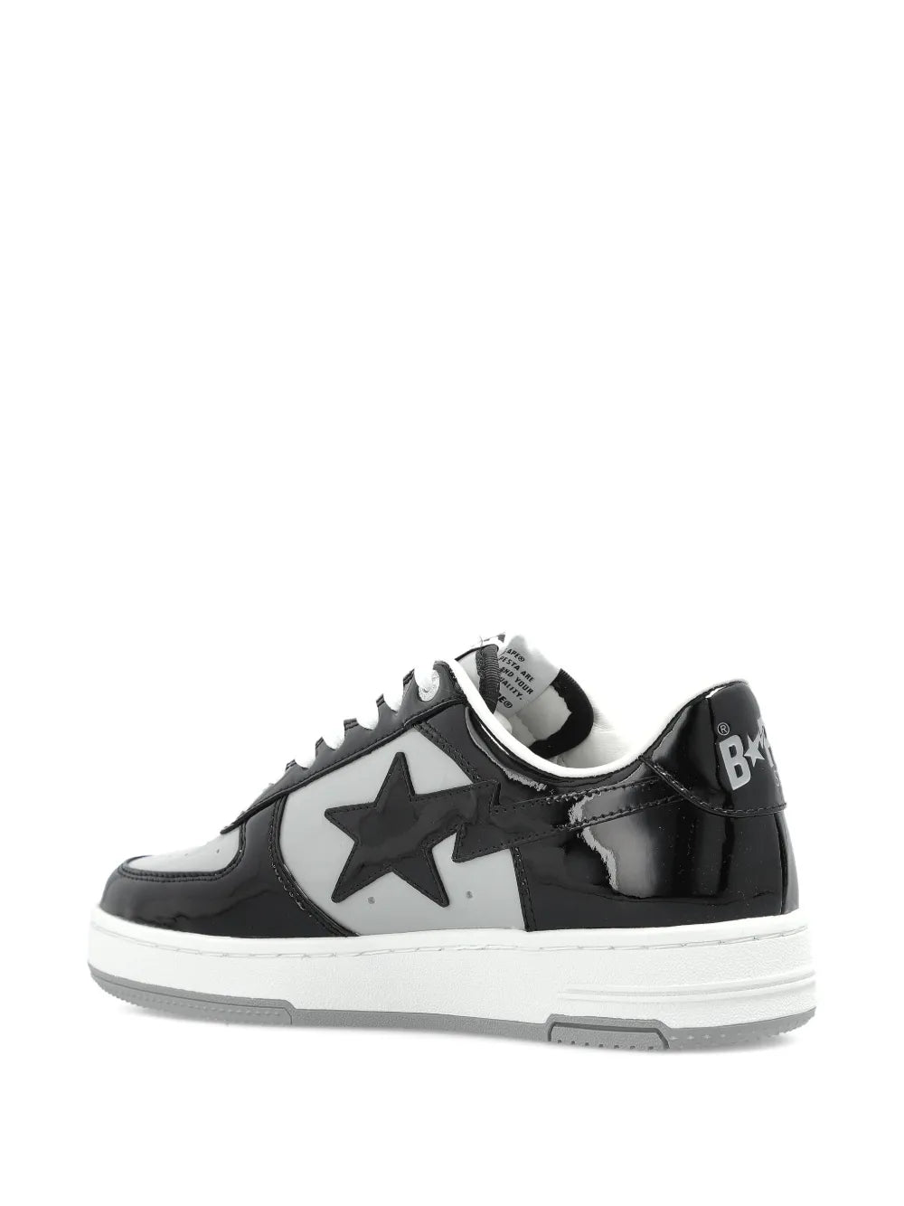 A BATHING APE  Bape Sta Panelled — Black — Size US M 3.5 - US W 5 — Top View