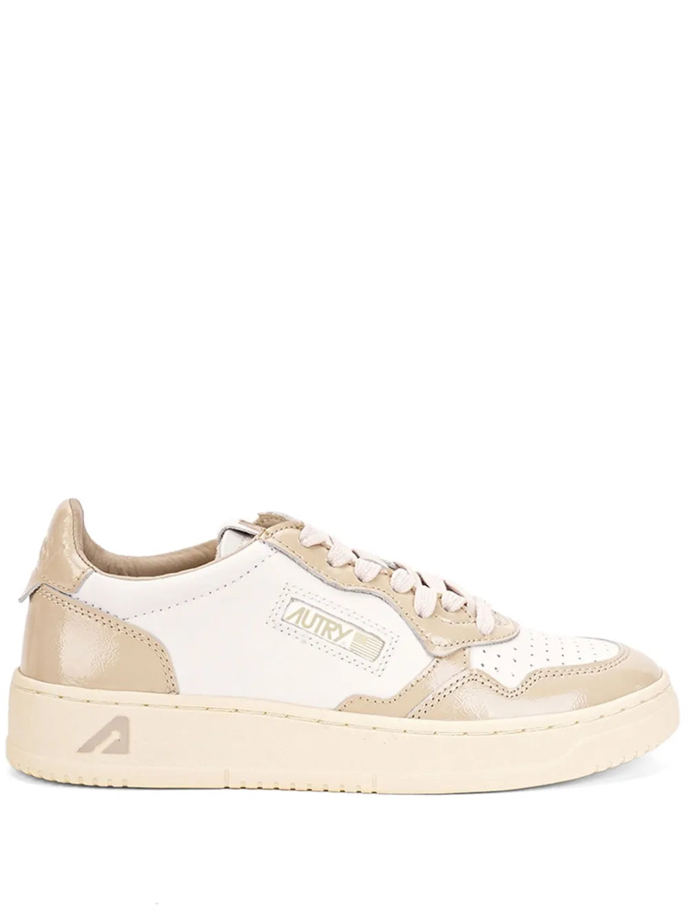 Autry Action Lace-Up — Cream — Size US M 3.5 - US W 5 — Front View