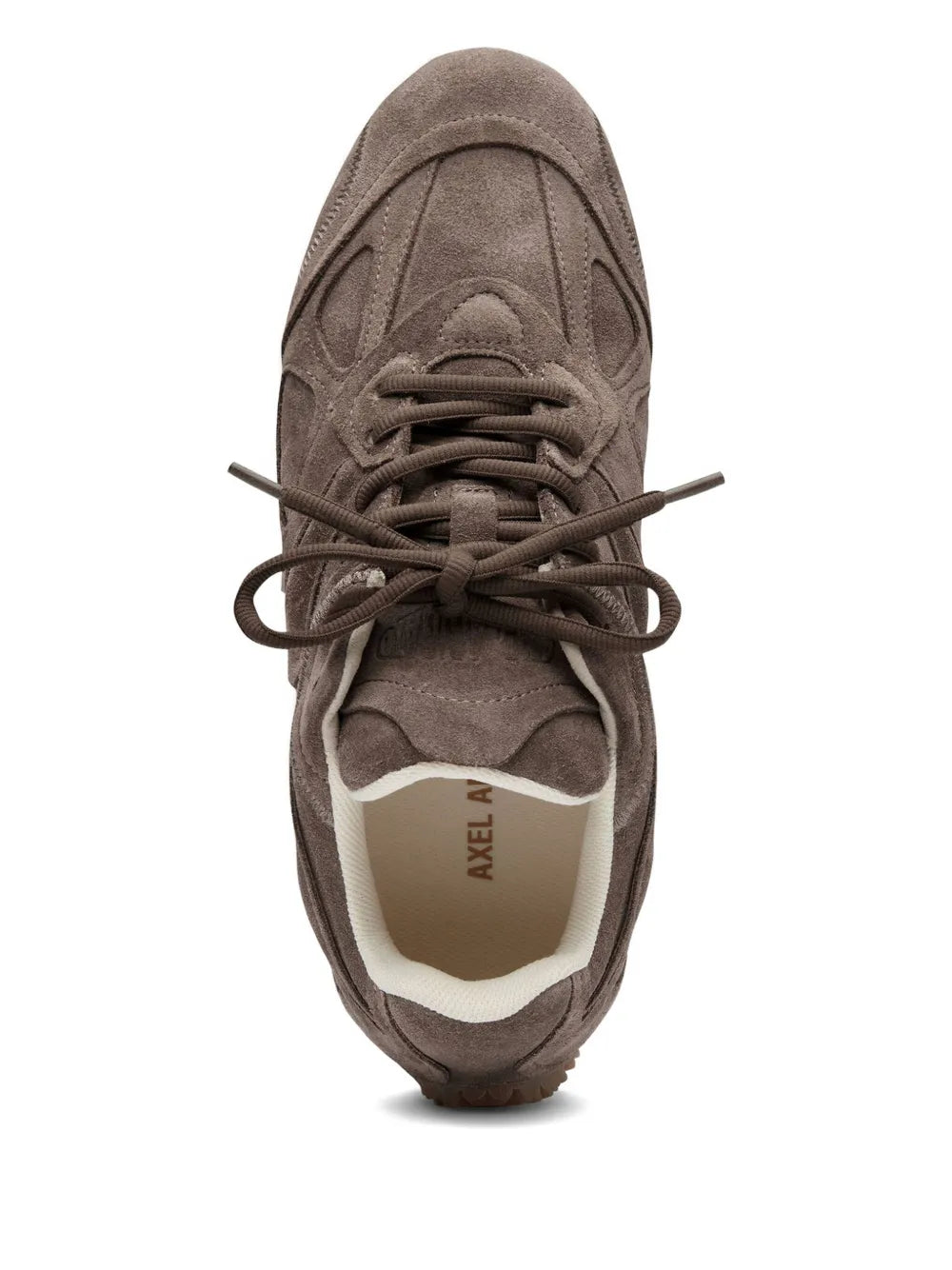 Axel Arigato Slow Runner Layered Suede — Taupe — Size US M 3.5 - US W 5 — Back View