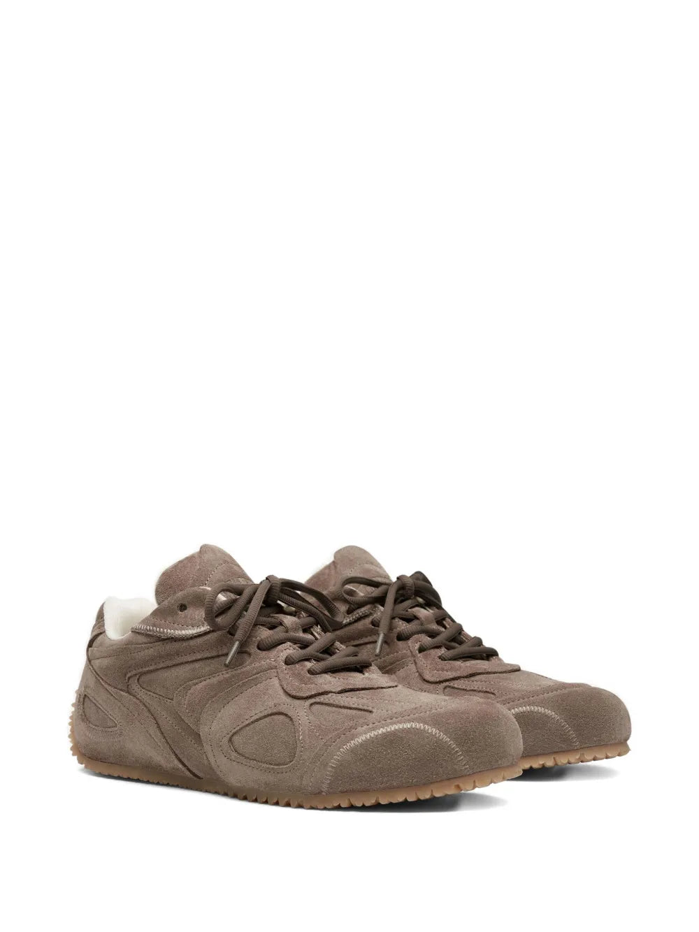 Axel Arigato Slow Runner Layered Suede — Taupe — Size US M 3.5 - US W 5 — Side View