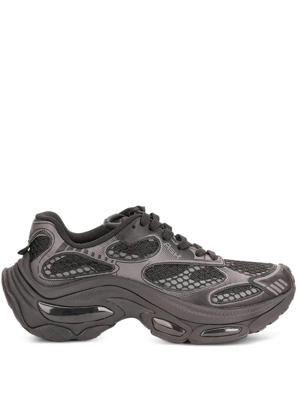 Ash Panelled Lace-Up — Black — Size US M 3.5 - US W 5 — Front View