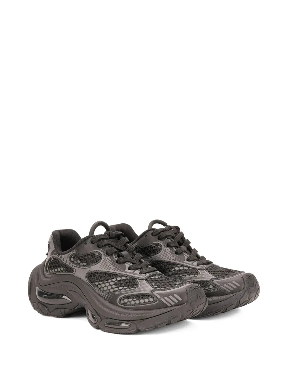Ash Panelled Lace-Up — Black — Size US M 3.5 - US W 5 — Side View
