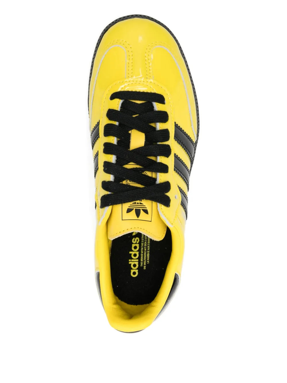 adidas Samba Og — Yellow — Size US M 3.5 - US W 5 — Top View