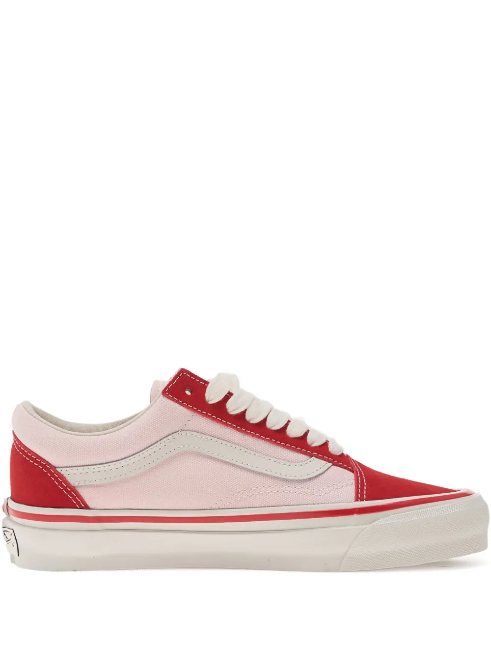 Vans Old Skool Low-Top — Red — Size US M 3.5 - US W 5 — Front View