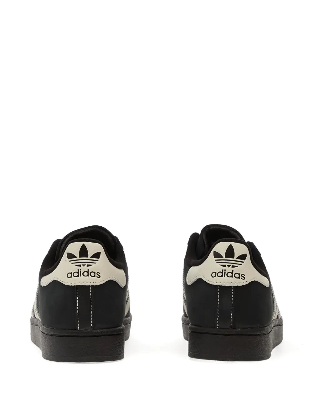 adidas Superstar Ii Low-Top — Black — Size US M 3.5 - US W 5 — Back View