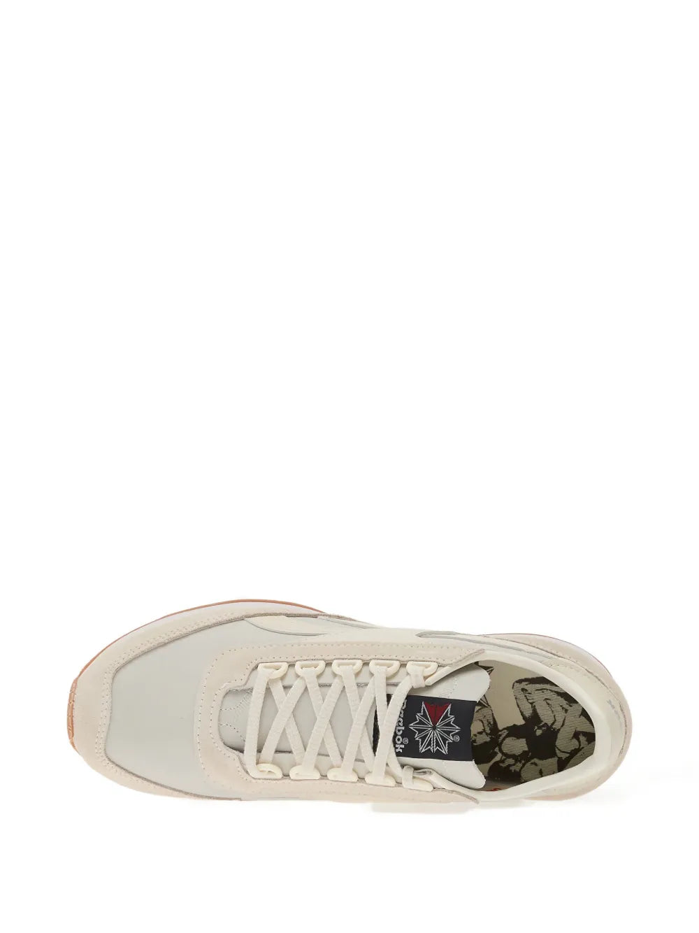 Reebok Camargue Lace-Up — Beige — Size US M 3.5 - US W 5 — Top View