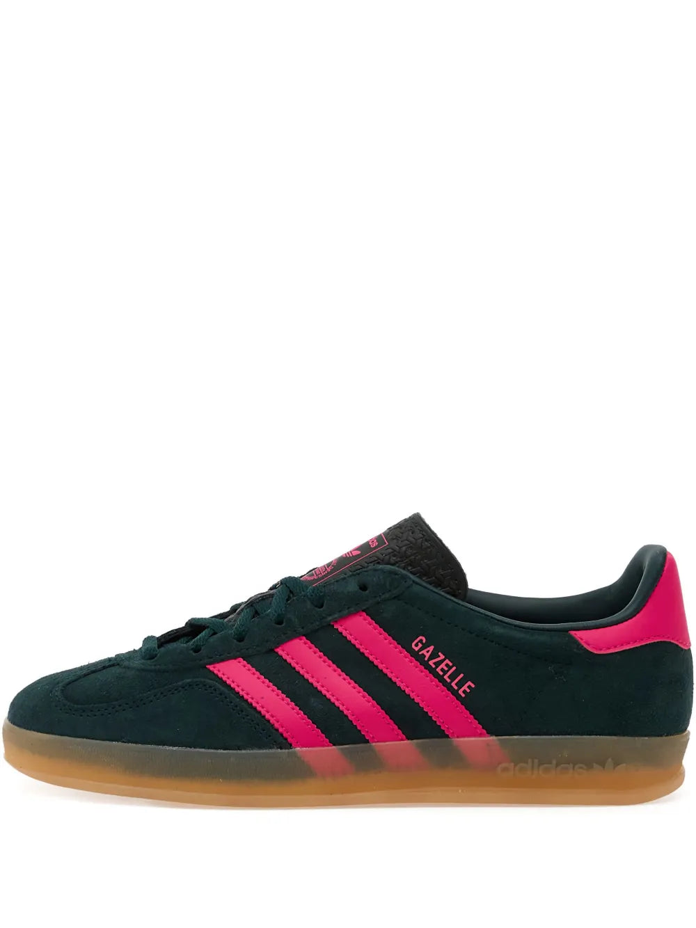 adidas Gazelle Indoor Striped — Green — Size US M 3.5 - US W 5 — Front View