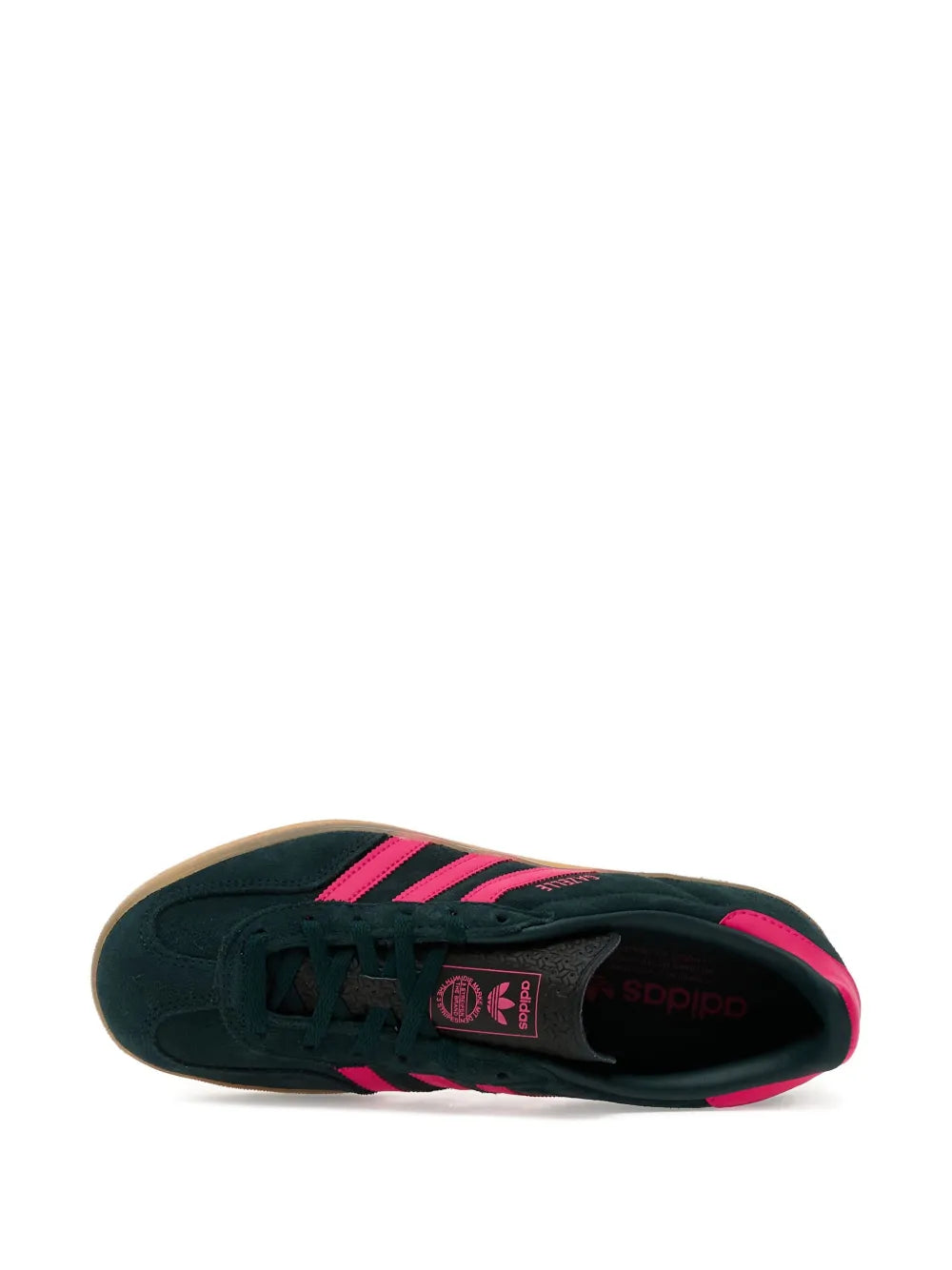 adidas Gazelle Indoor Striped — Green — Size US M 3.5 - US W 5 — Detail View