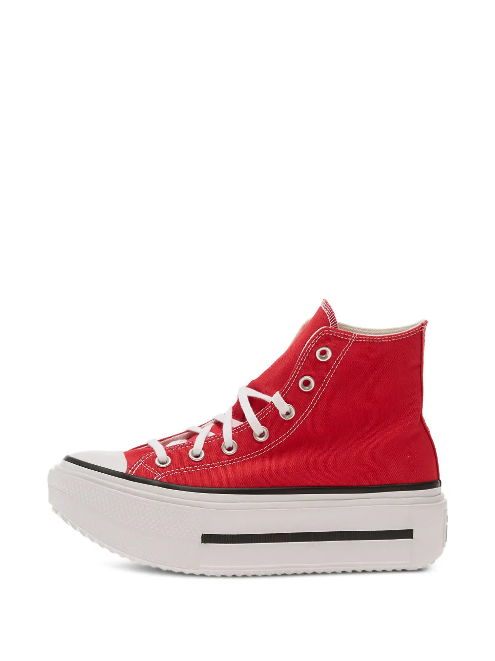 Converse Lift Double Stack Lace-Up Platform — Red — Size US M 3.5 - US W 5 — Detail View