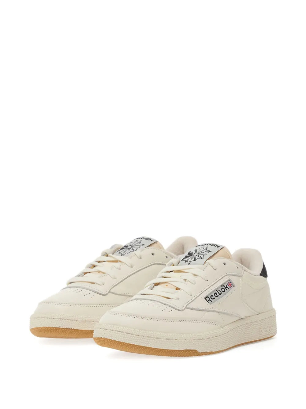 Reebok Club C 85 — Beige — Size US M 3.5 - US W 5 — Side View