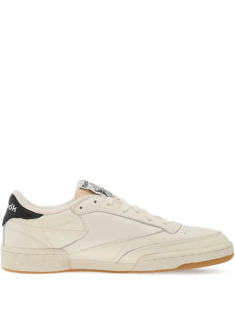 Reebok Club C 85 — Beige — Size US M 3.5 - US W 5 — Front View