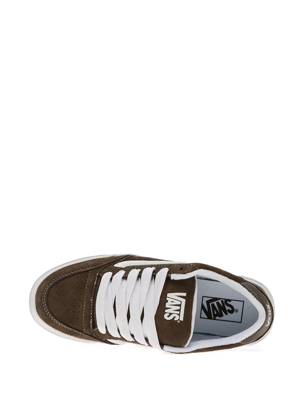 Vans Hylane Suede-Panel — Brown — Size US M 3.5 - US W 5 — Top View