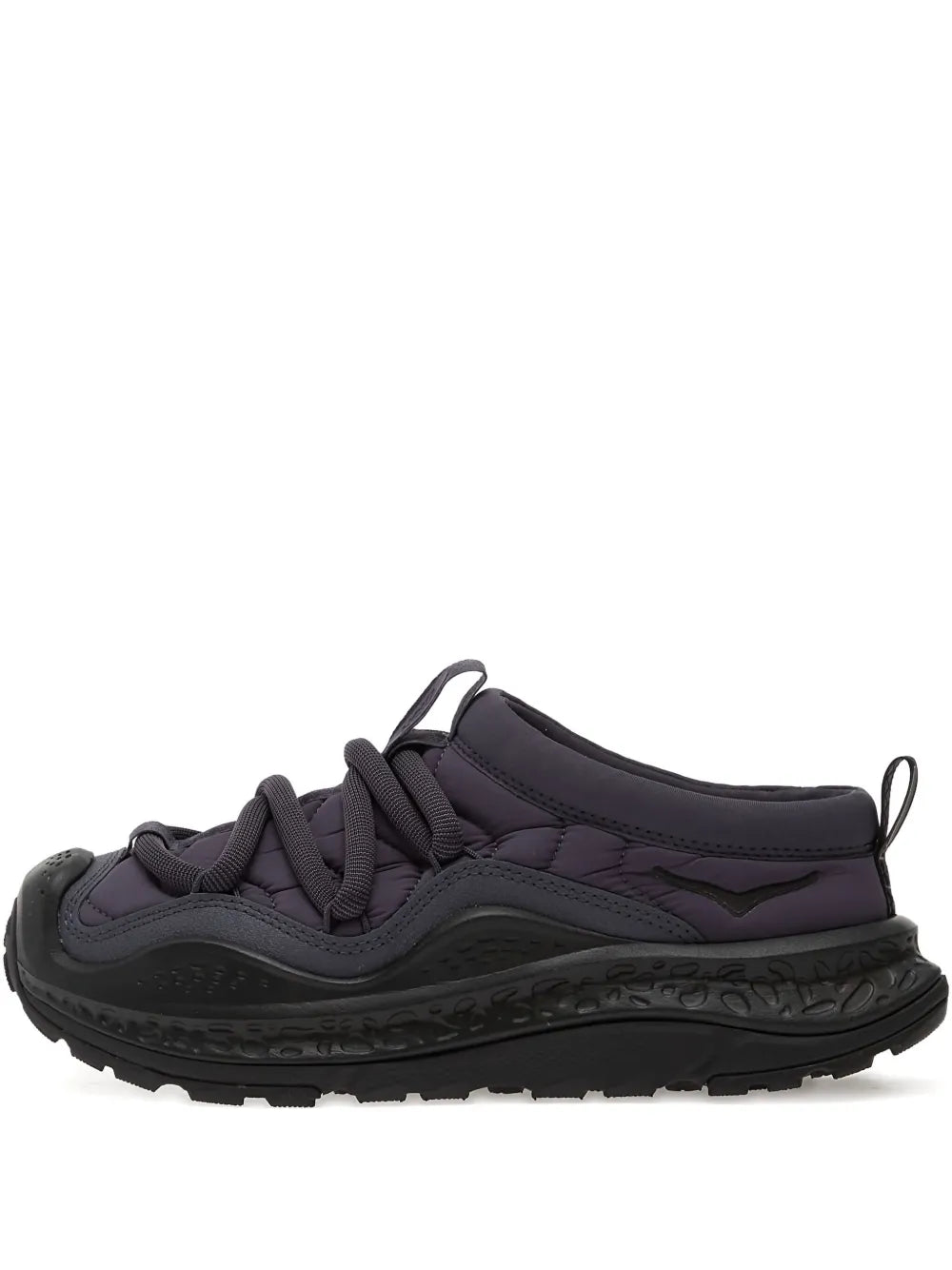 HOKA U Ora Primo Quilted Lace-Up — Blue — Size US M 3.5 - US W 5 — Front View