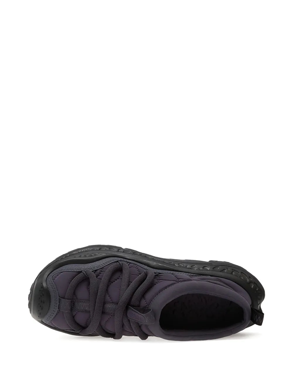 HOKA U Ora Primo Quilted Lace-Up — Blue — Size US M 3.5 - US W 5 — Detail View