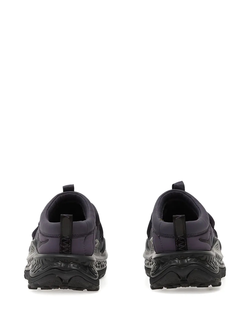 HOKA U Ora Primo Quilted Lace-Up — Blue — Size US M 3.5 - US W 5 — Back View