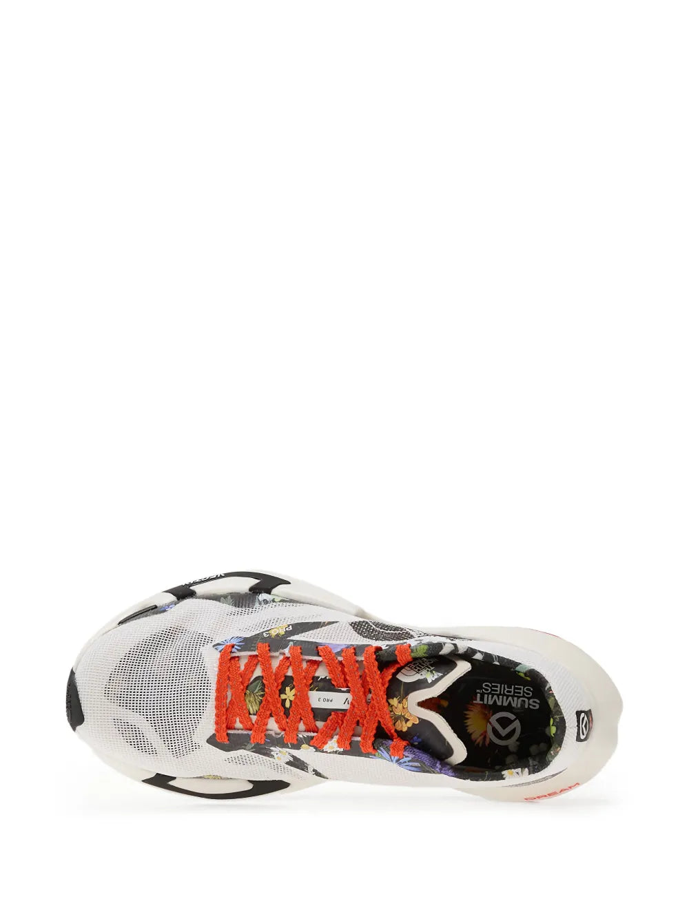 The North Face Summit Series Vectiv Pro 3 Race Edition — White — Size US M 3.5 - US W 5 — Top View