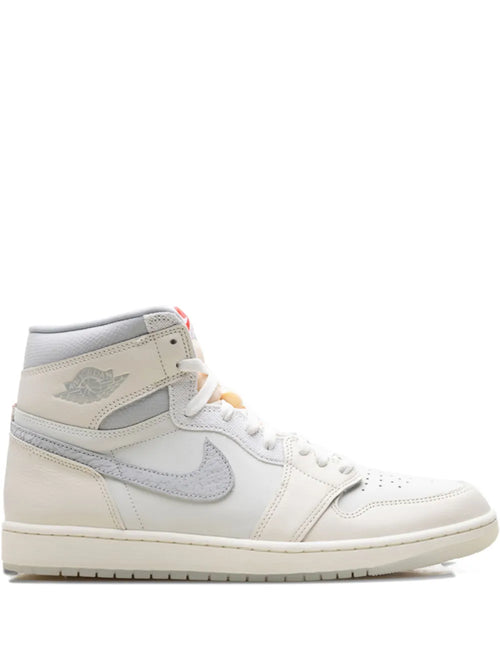 Air Jordan 1 High-Tops Sneakers — Sail — Size US M 8.5 - US W 10 — Front View