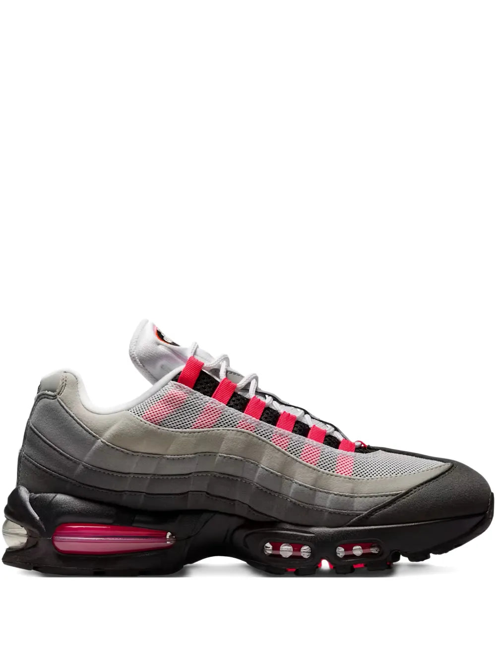 Nike Air Max 95 Big Bubble Lace-Up — Black — Size US M 3.5 - US W 5 — Front View