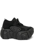SWEAR Platform Element — Black — Size US M 3.5 - US W 5 — Front View