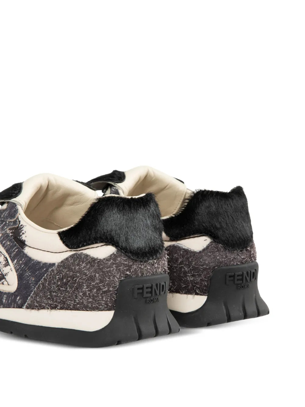 FENDI Ave-Pulse Logo — Grey — Size US M 3.5 - US W 5 — Top View