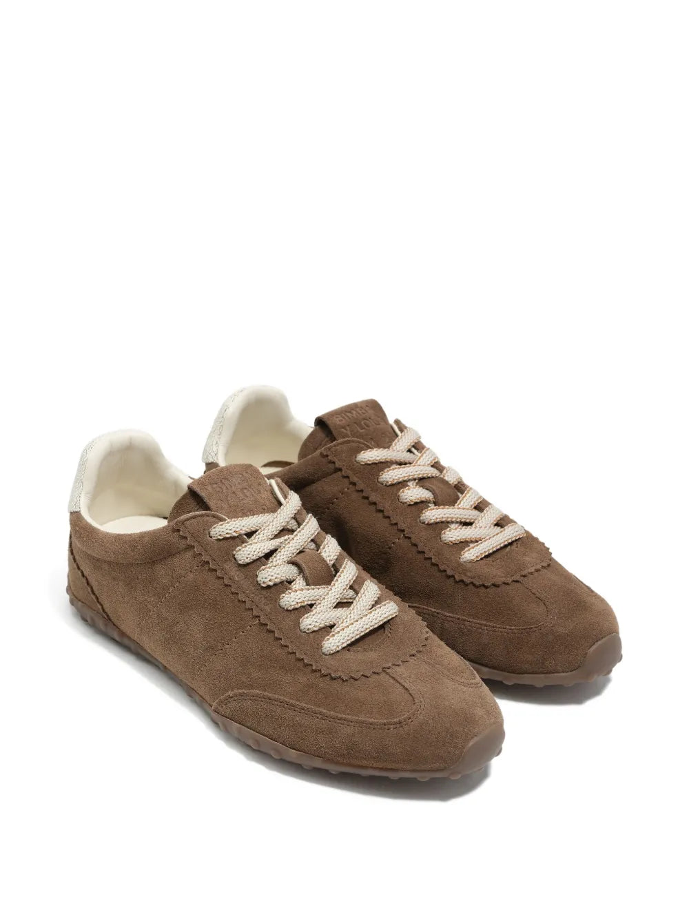 Bimba y Lola Lace-Up Panelled — Brown — Size US M 3.5 - US W 5 — Side View