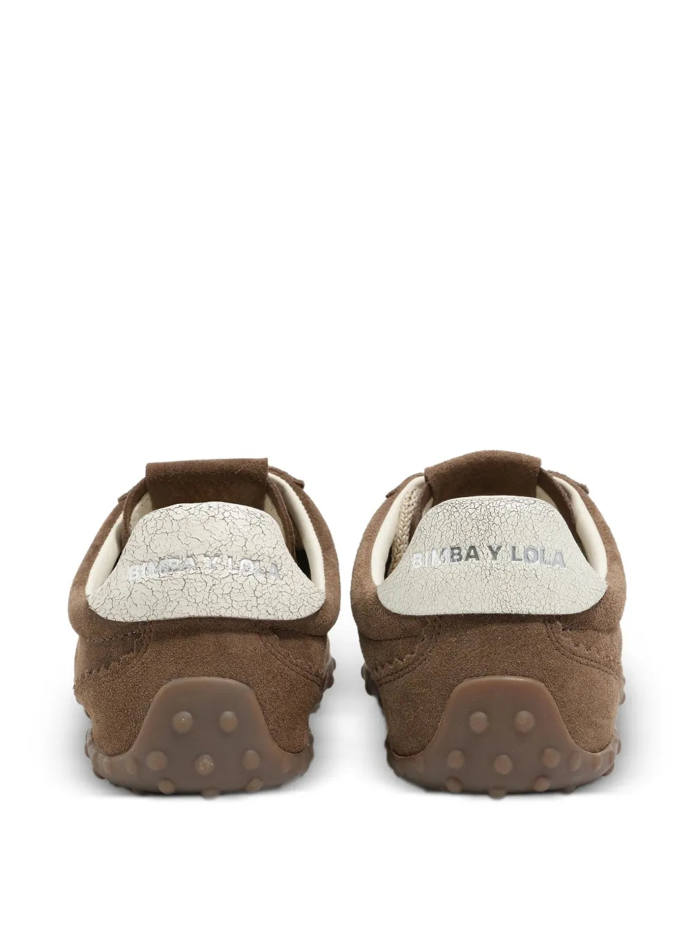 Bimba y Lola Lace-Up Panelled — Brown — Size US M 3.5 - US W 5 — Back View