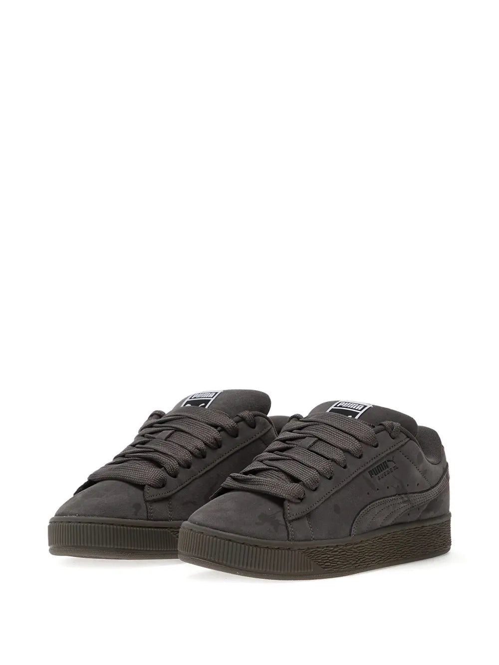 PUMA Suede Xl Splatters — Grey — Size US M 3.5 - US W 5 — Side View