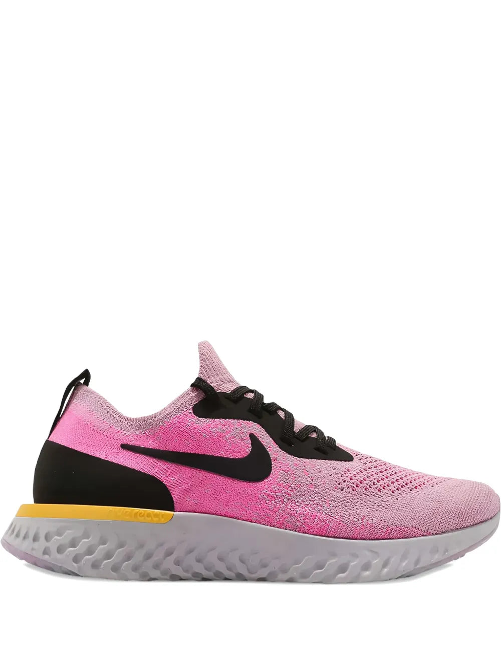 Nike Epic React Flyknit — Pink — Size US M 3.5 - US W 5 — Front View
